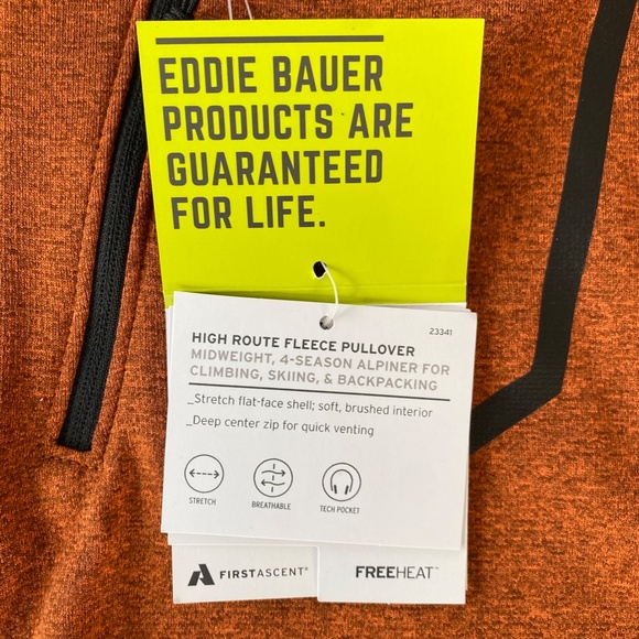 Eddie Bauer XL performance 1/4 zip pullover - Picture 3 of 3